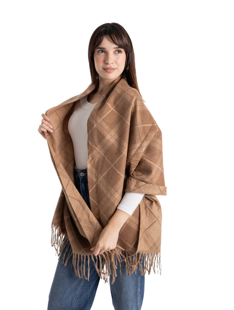 Écharpe à carreaux